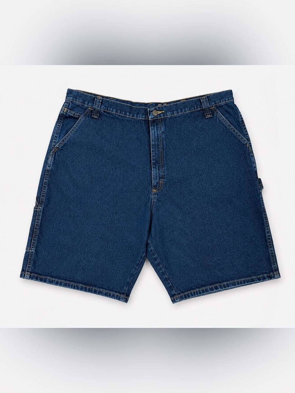 Wrangler Carpenter Denim Shorts Men’s 42 Blue Workwear Utility Relaxed